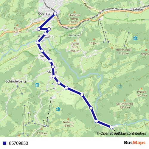 85709830 bus Line Map