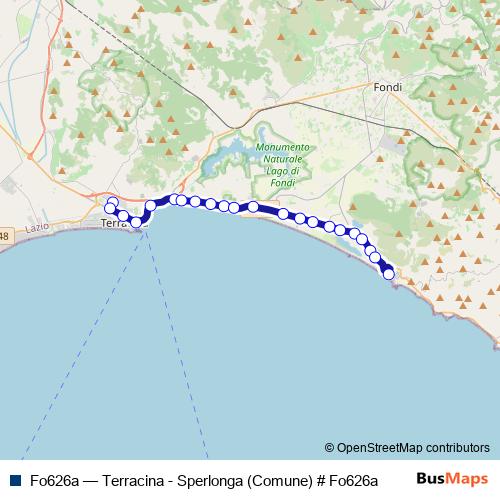 Fo626a bus Line Map