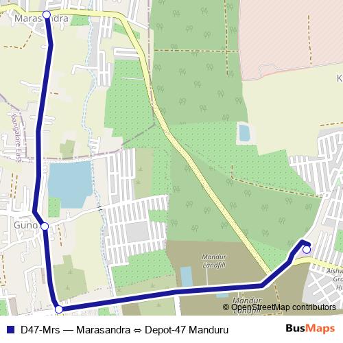 D47-Mrs bus Line Map
