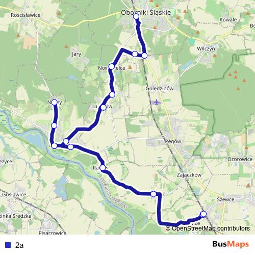 2a bus Line Map