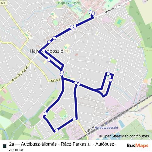 2a bus Line Map