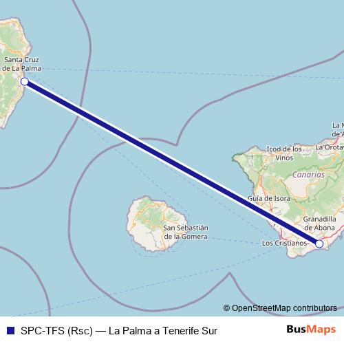 SPC-TFS (Rsc) air Line Map