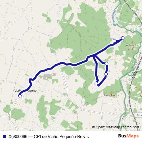 Xg800066 bus Line Map