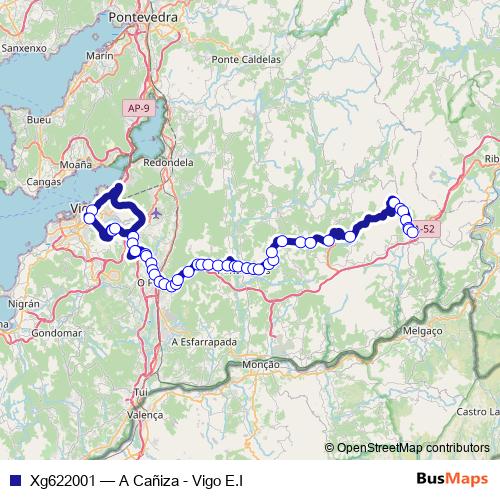 Xg622001 bus Line Map
