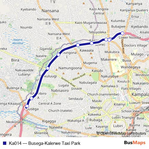 Ka014 bus Line Map