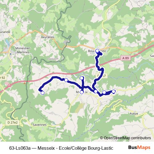 63-Ls063a bus Line Map