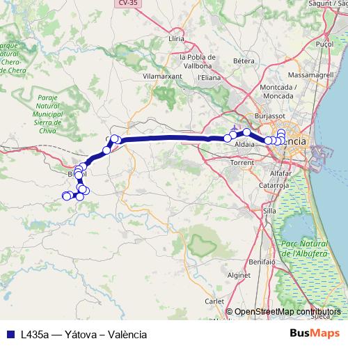 L435a bus Line Map