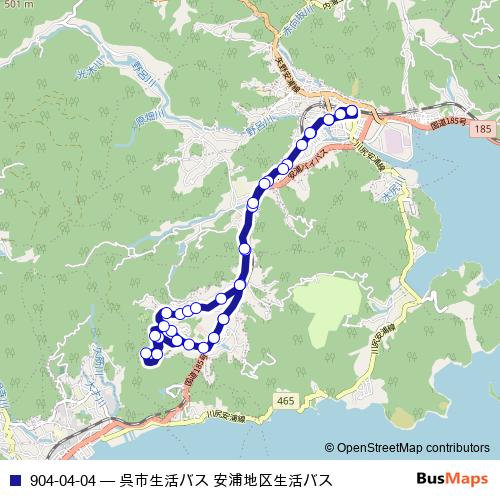 904-04-04 bus Line Map