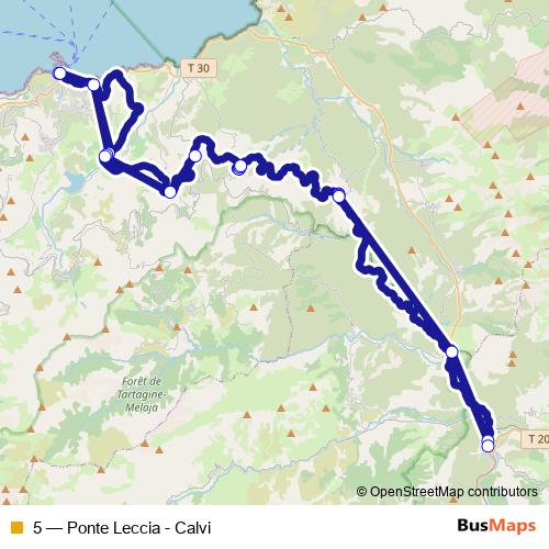 5 rail Line Map