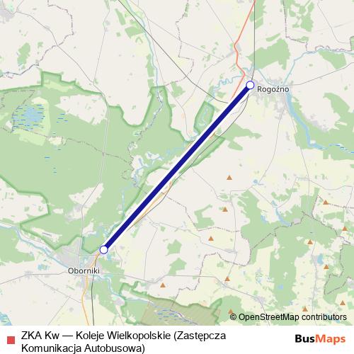 ZKA Kw bus Line Map