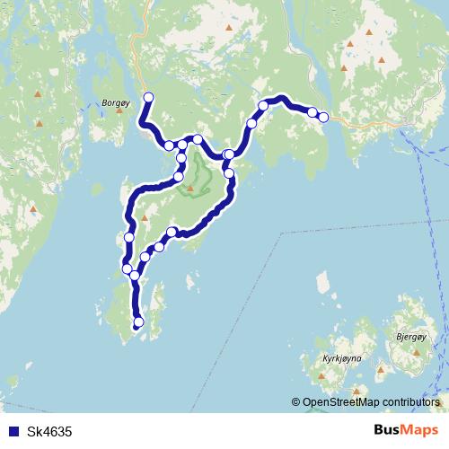 Sk4635 bus Line Map