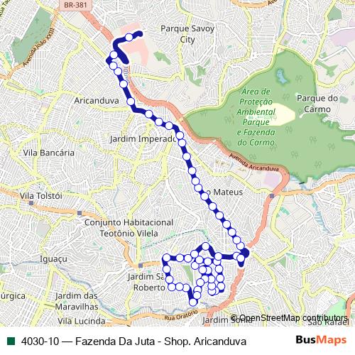 4030-10 bus Line Map