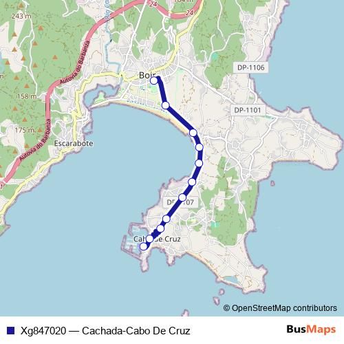Xg847020 bus Line Map