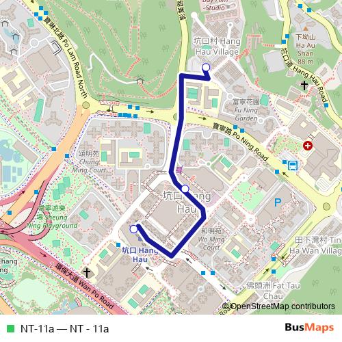 NT-11a bus Line Map