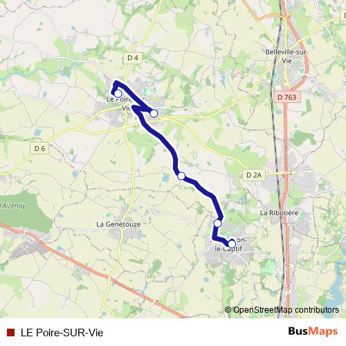 LE Poire-SUR-Vie bus Line Map