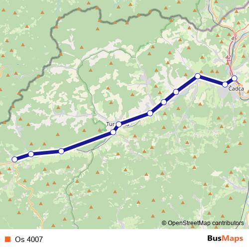 Os 4007 rail Line Map