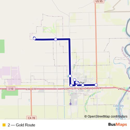 2 bus Line Map