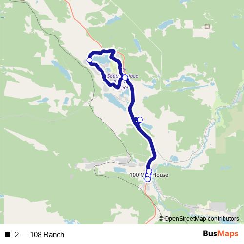 2 bus Line Map