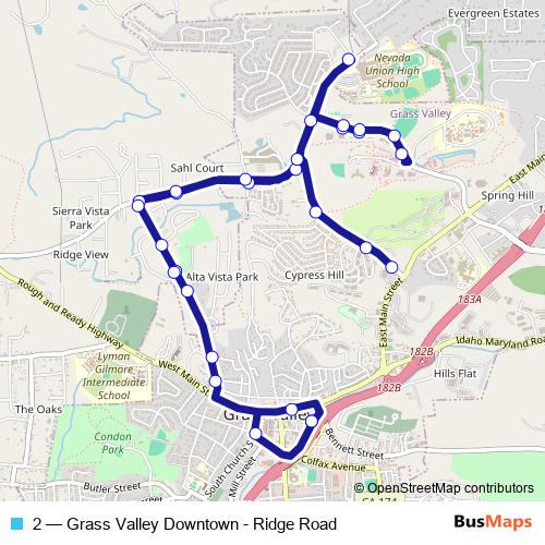2 bus Line Map