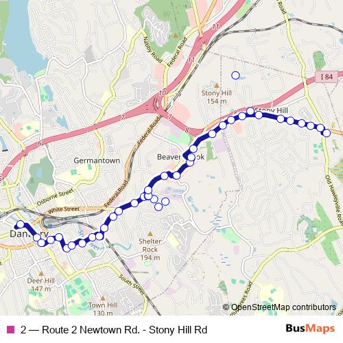 2 bus Line Map