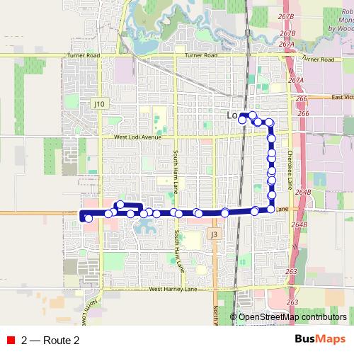2 bus Line Map