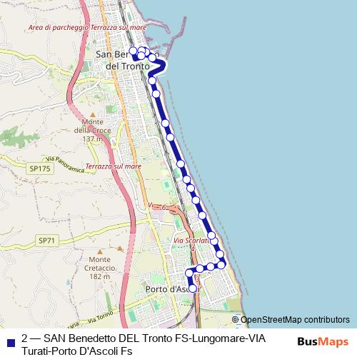 2 bus Line Map