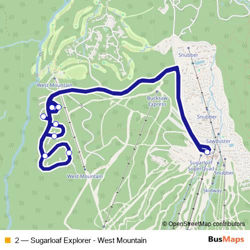 2 bus Line Map