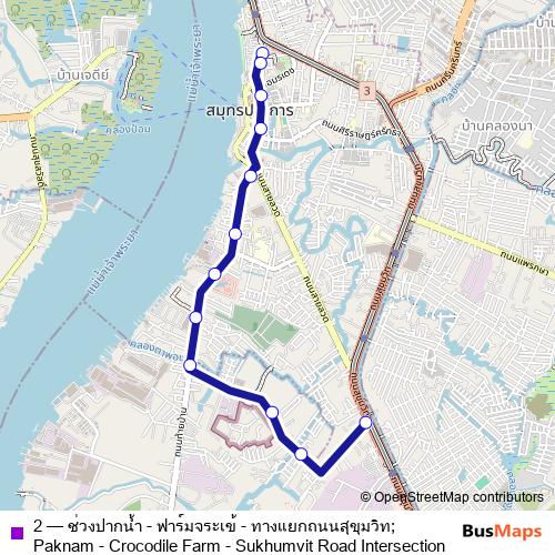 2 bus Line Map
