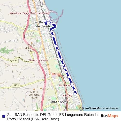 2 bus Line Map