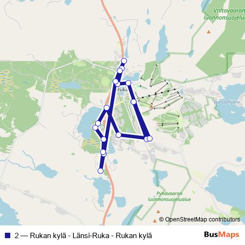 2 bus Line Map