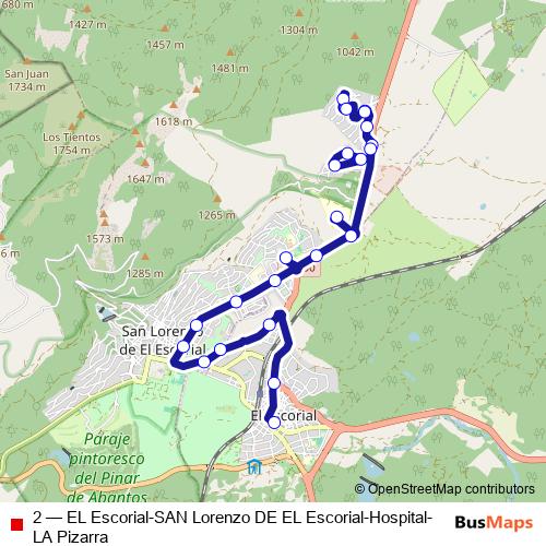 2 bus Line Map