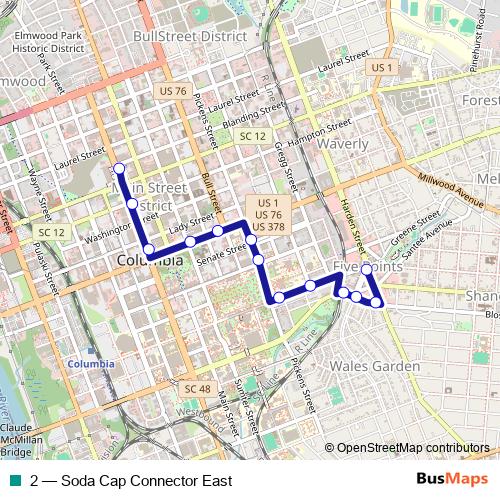 2 bus Line Map