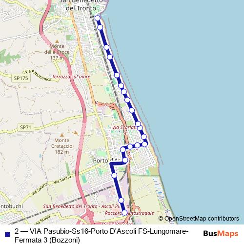 2 bus Line Map