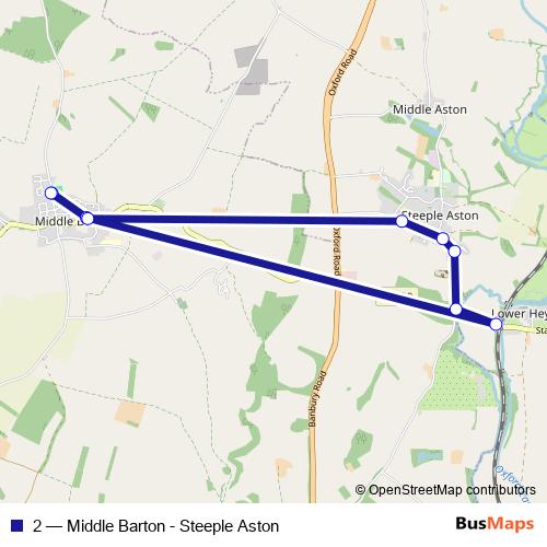 2 bus Line Map