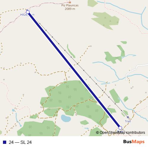 24 cable-car Line Map