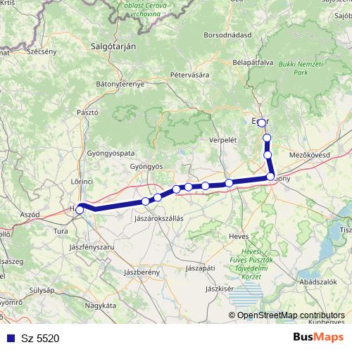 Sz 5520 rail Line Map