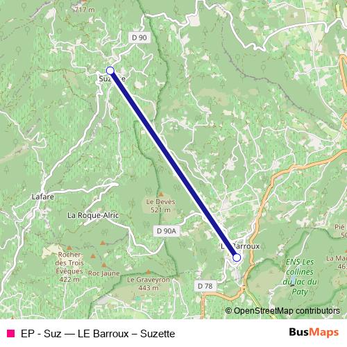EP - Suz bus Line Map