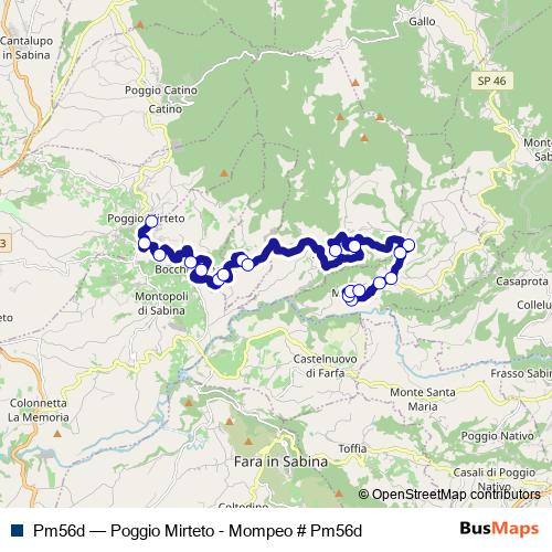 Pm56d bus Line Map