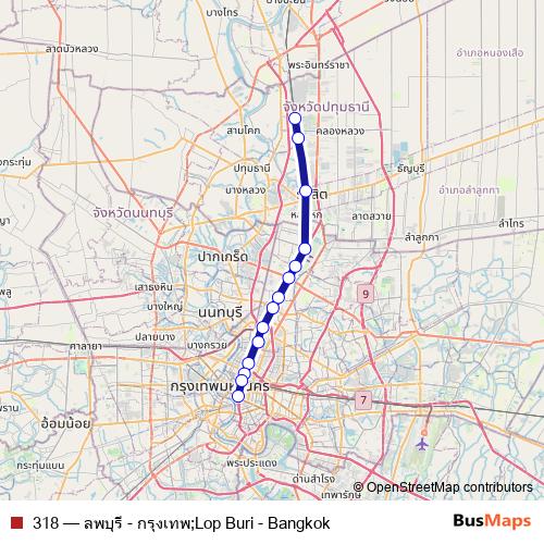 318 rail Line Map