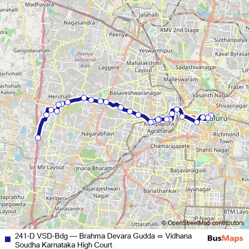 241-D VSD-Bdg bus Line Map