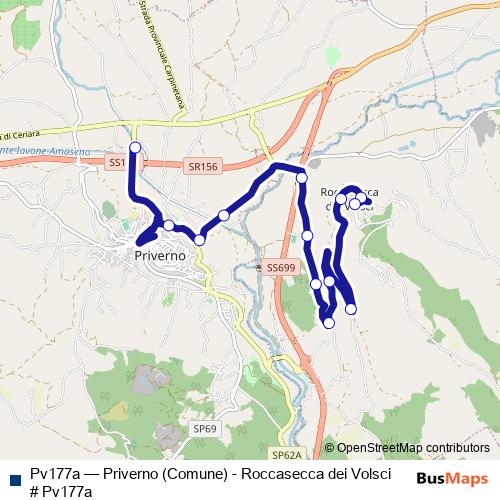 Pv177a bus Line Map
