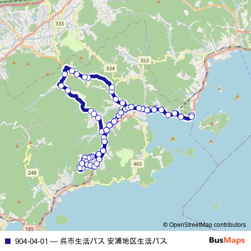 904-04-01 bus Line Map