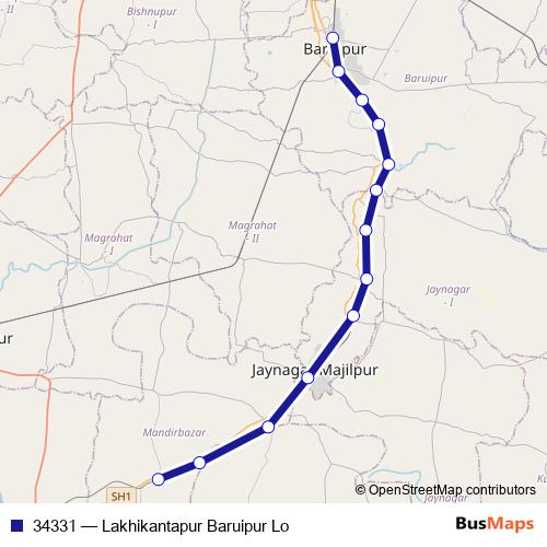 34331 rail Line Map