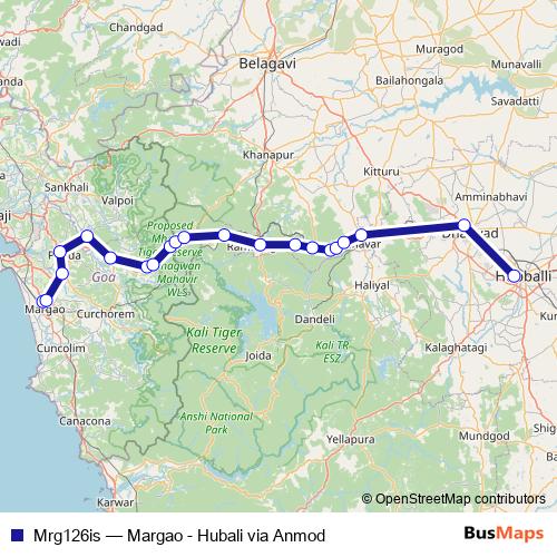 Mrg126is bus Line Map