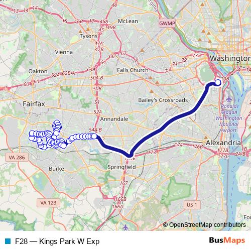 F28 bus Line Map