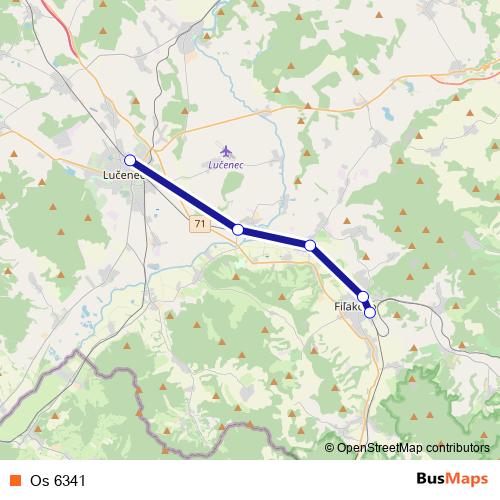 Os 6341 rail Line Map