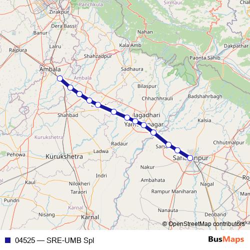 04525 rail Line Map