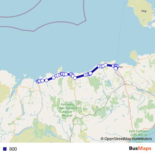 800 bus Line Map