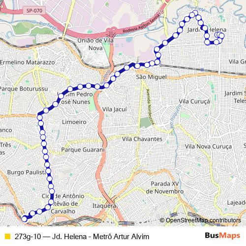 273g-10 bus Line Map