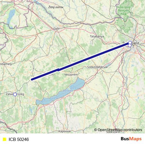 ICB 50246 bus Line Map